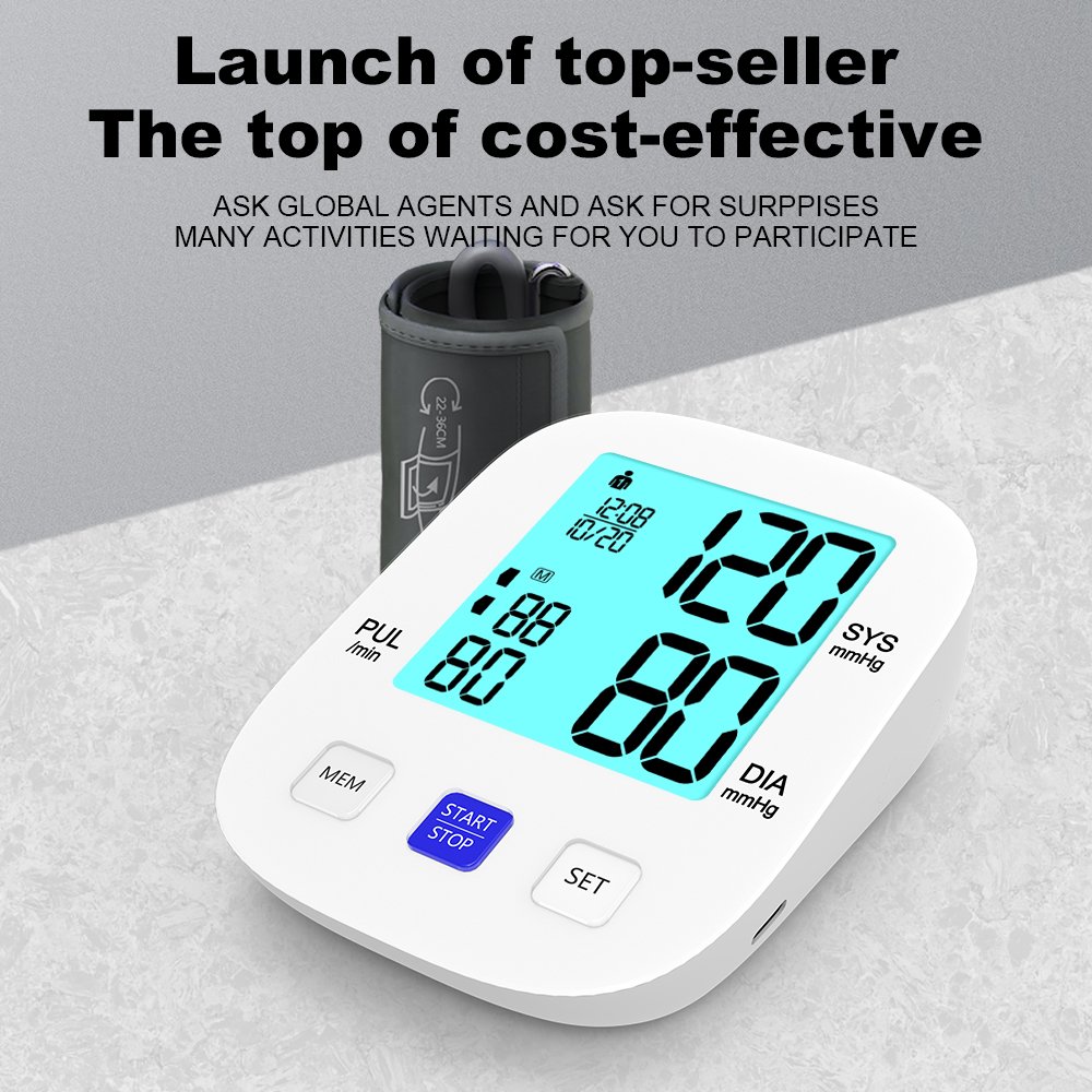 Electronic Tensiometres BP Monitor Arm Blood Pressure Machine BP Machine Automatic Electric Upper Arm Blood Pressure Monitor