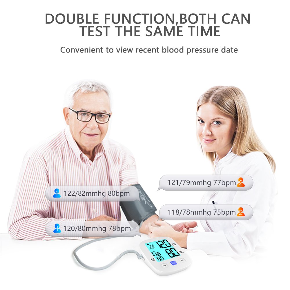 Electronic Tensiometres BP Monitor Arm Blood Pressure Machine BP Machine Automatic Electric Upper Arm Blood Pressure Monitor