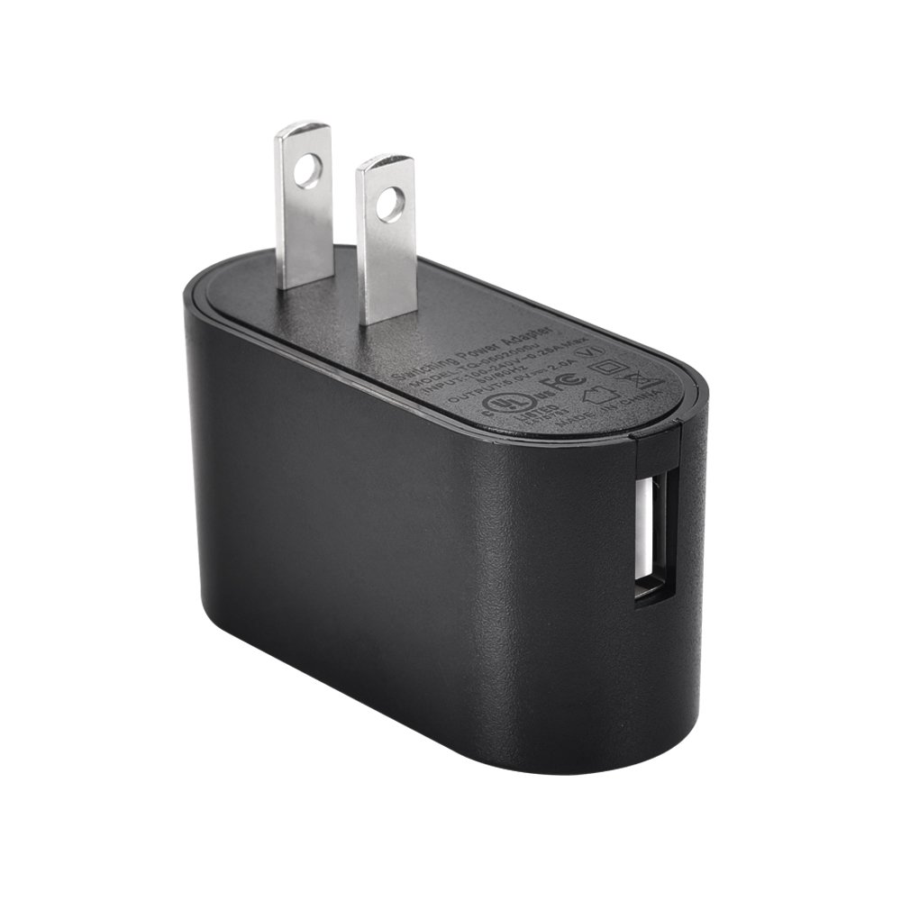 USB charger 5V 1A 2A ac to dc 5 volt UK US EU AU plug - used for Blood Pressure Monitor and earphones