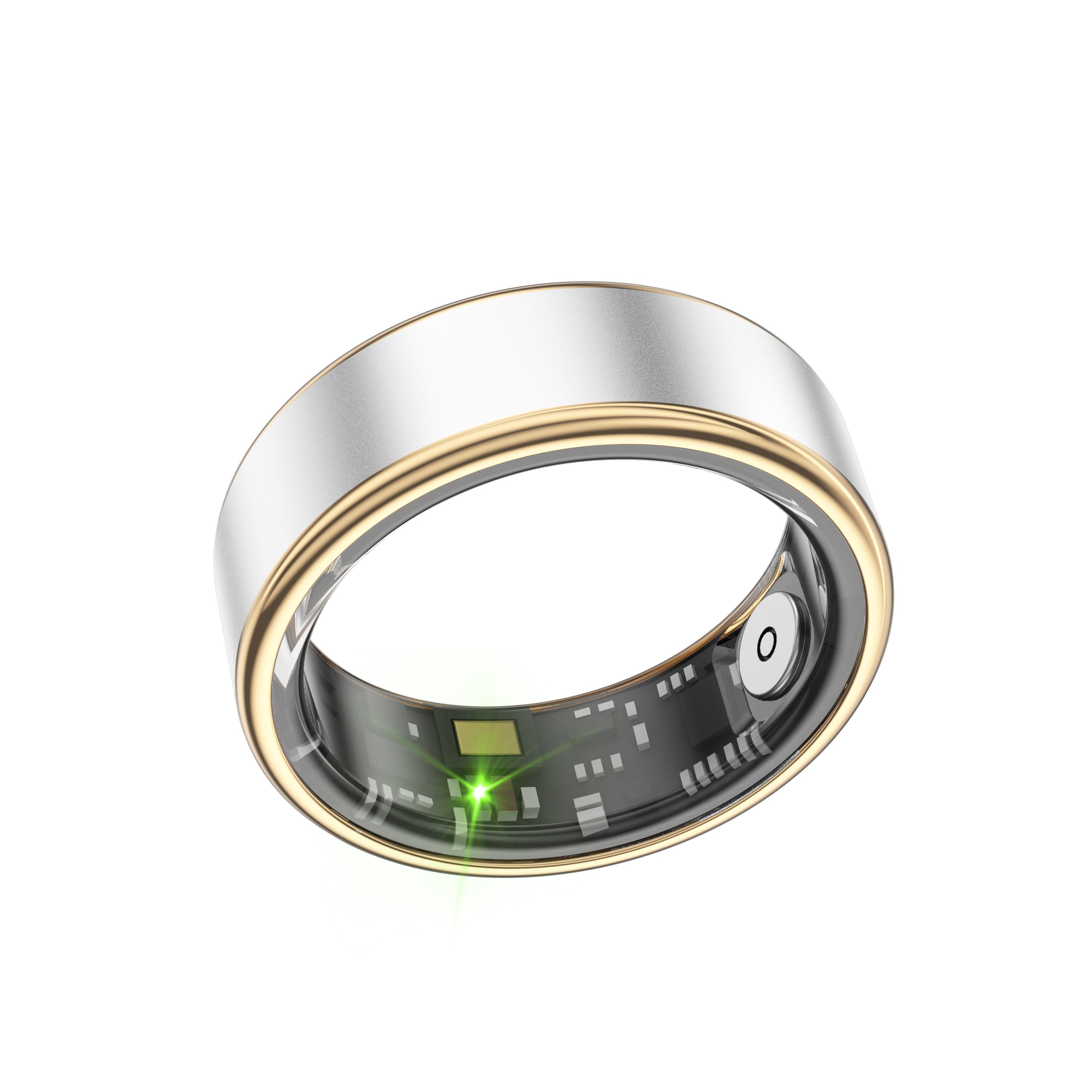 Smart Finger Ring Health Tracker Heart Rate Blood Oxygen Monitoring IP68 Waterproof Sports Smart Rings for Men Women SR06