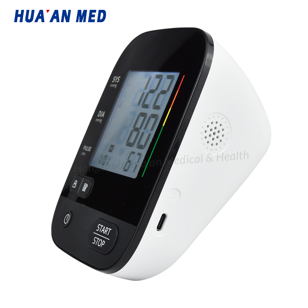 Top Quality Backlight Voice Cuff Medical Electronic Upper Arm BP Digital Blood Pressure Sphygmomanometer Machine Monitor