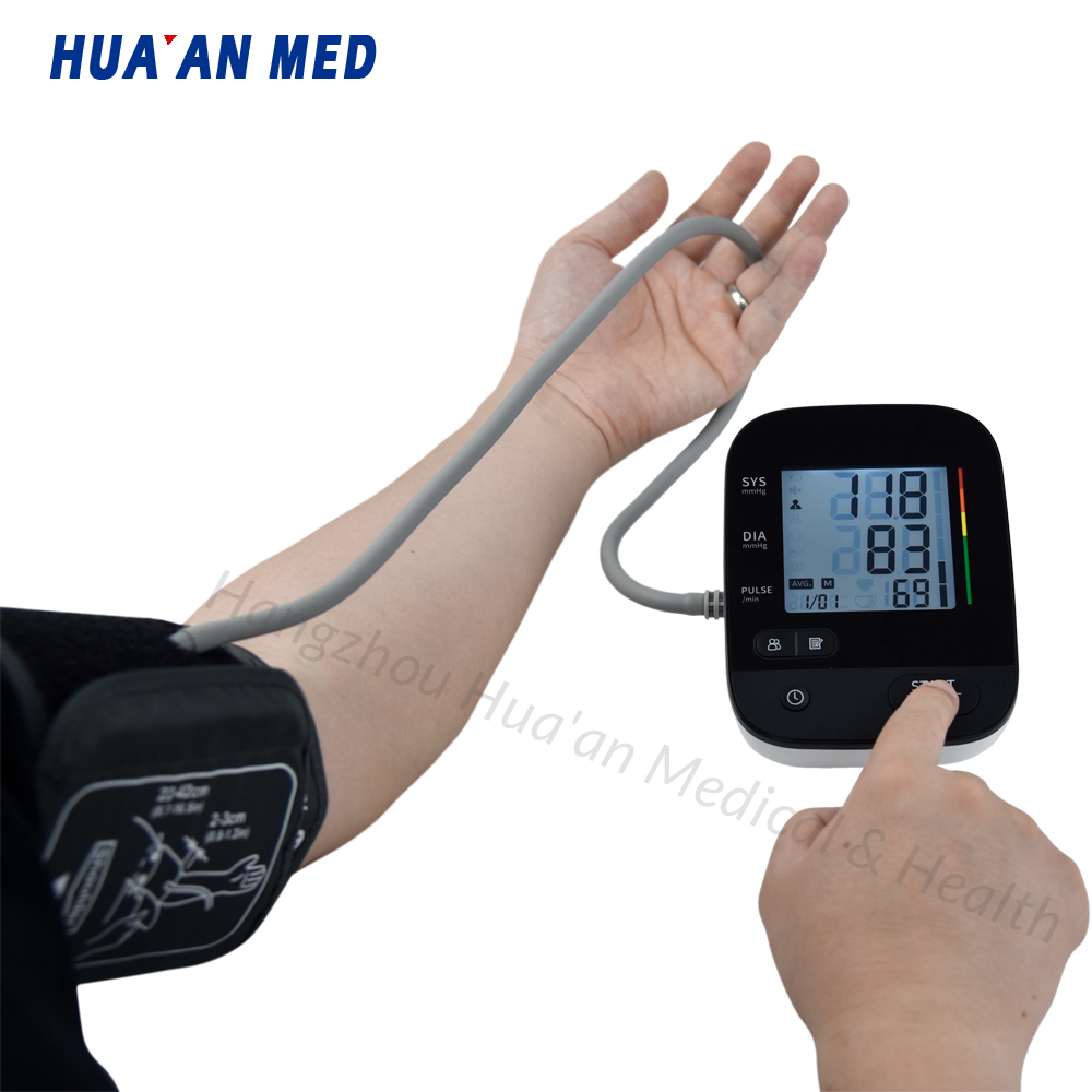 Top Quality Backlight Voice Cuff Medical Electronic Upper Arm BP Digital Blood Pressure Sphygmomanometer Machine Monitor