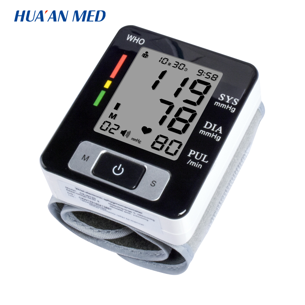Wholesale Price Buy Portable Automatic Smart Electronic Sphygmomanometer Wrist Digital Bp Machine Blood Pressure Monitor
