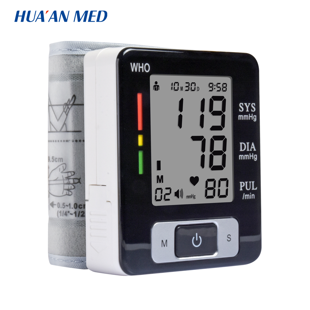 Wholesale Price Buy Portable Automatic Smart Electronic Sphygmomanometer Wrist Digital Bp Machine Blood Pressure Monitor