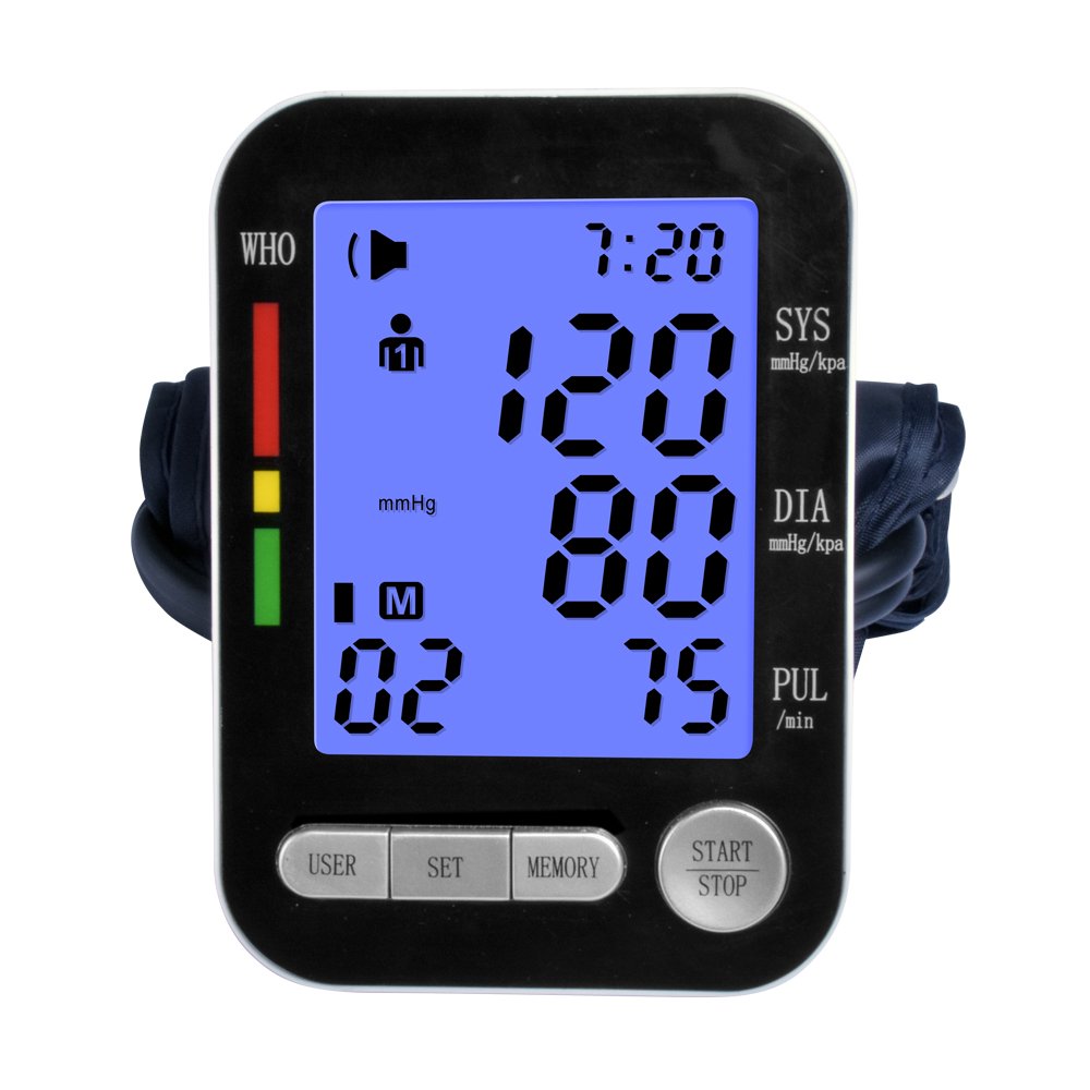 OEM sphygmomanometer upper Arm Blood Pressure Monitor Digital tensiometer Rechargeable Blood Pressure Monitor