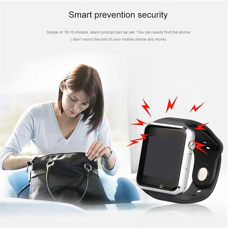1.75 Inch Screen Color SD Card Camera BT Phone A1 Smart Watch with SIM Card for Android IOS PK T500 Plus Seri 6 Phone