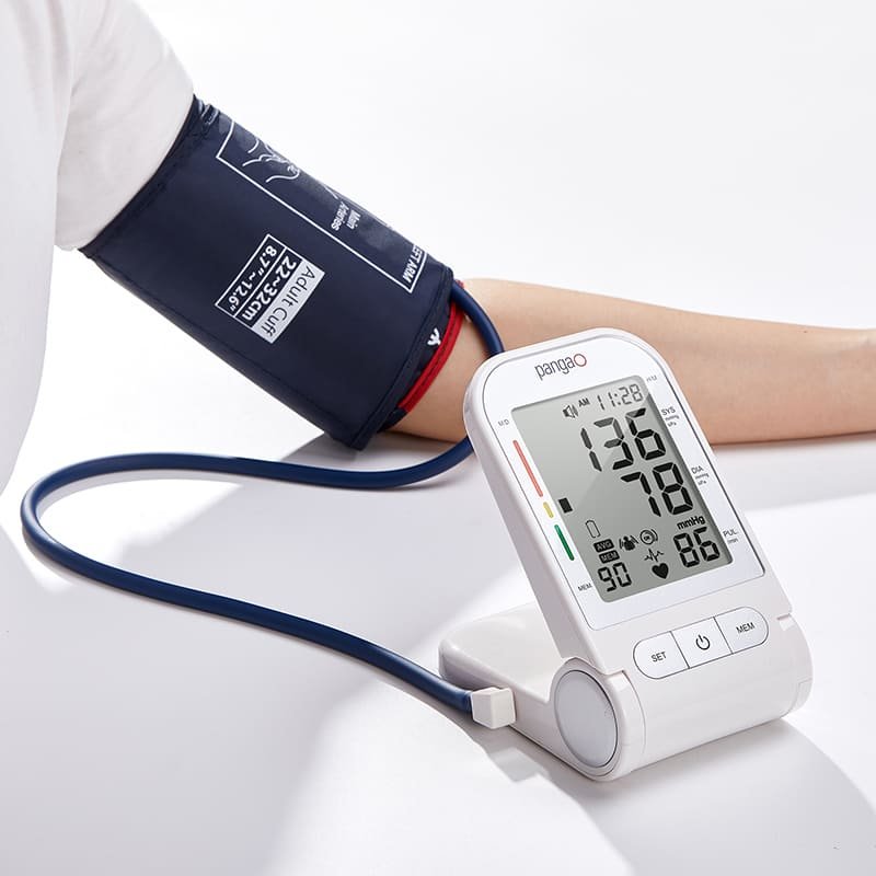 Most accurate foldable BP apparatus sphygmomanometer home use automatic heart rate digital upper arm type blood pressure monitor
