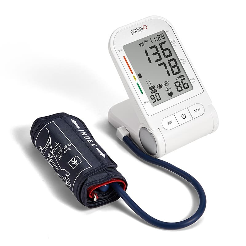 Most accurate foldable BP apparatus sphygmomanometer home use automatic heart rate digital upper arm type blood pressure monitor