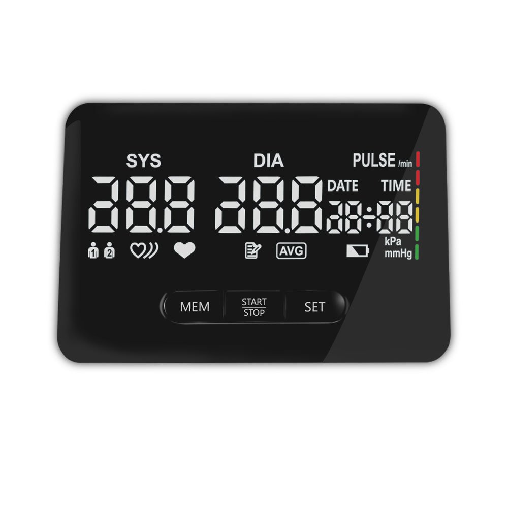 Blood Pressure Machine Automatic Upper Arm Monitors Accurate Adjustable Digital BP Cuff Monitor Kit aneroid sphygmomanometer