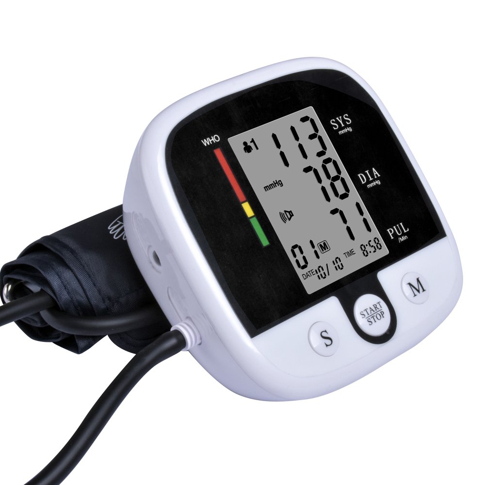 CK-A159 Digital LCD ARM Blood Pressure Monitor BP monitor Automatic new tensiometro digital tonometer Three Functions OEM
