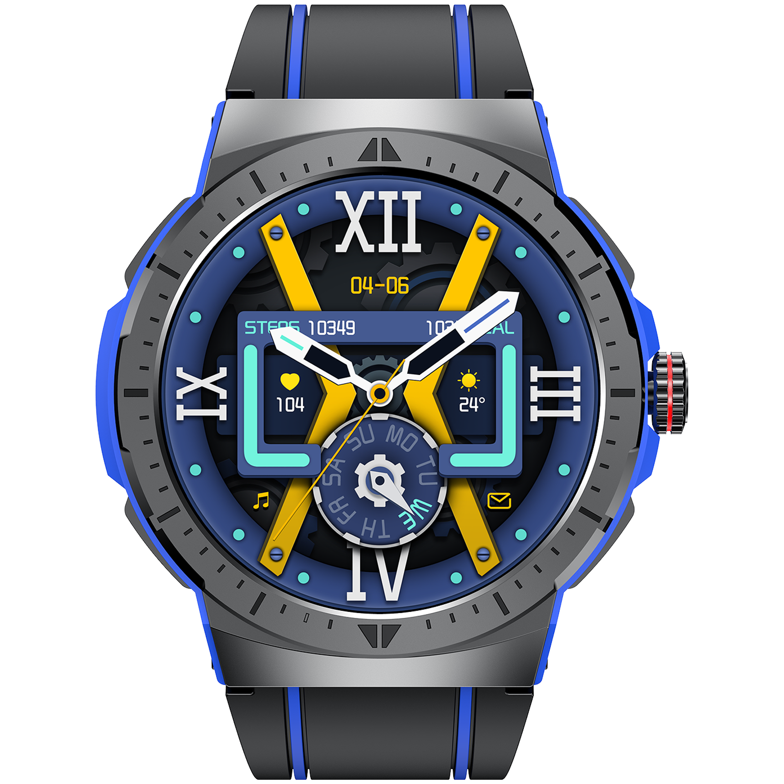 VALDUS 300mAh Battery Long Standby Heart Rate Blood Pressure Monitoring Smartwatch Support NFC Womens Health Smart Watch