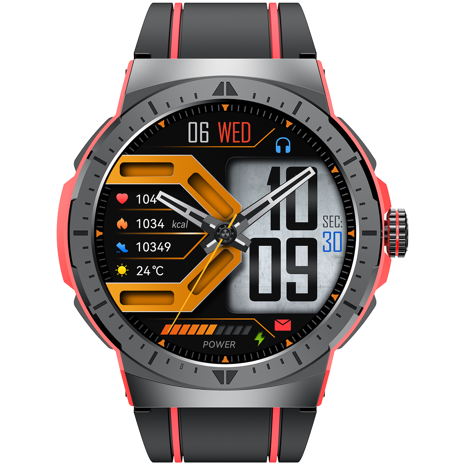 VALDUS 300mAh Battery Long Standby Heart Rate Blood Pressure Monitoring Smartwatch Support NFC Womens Health Smart Watch