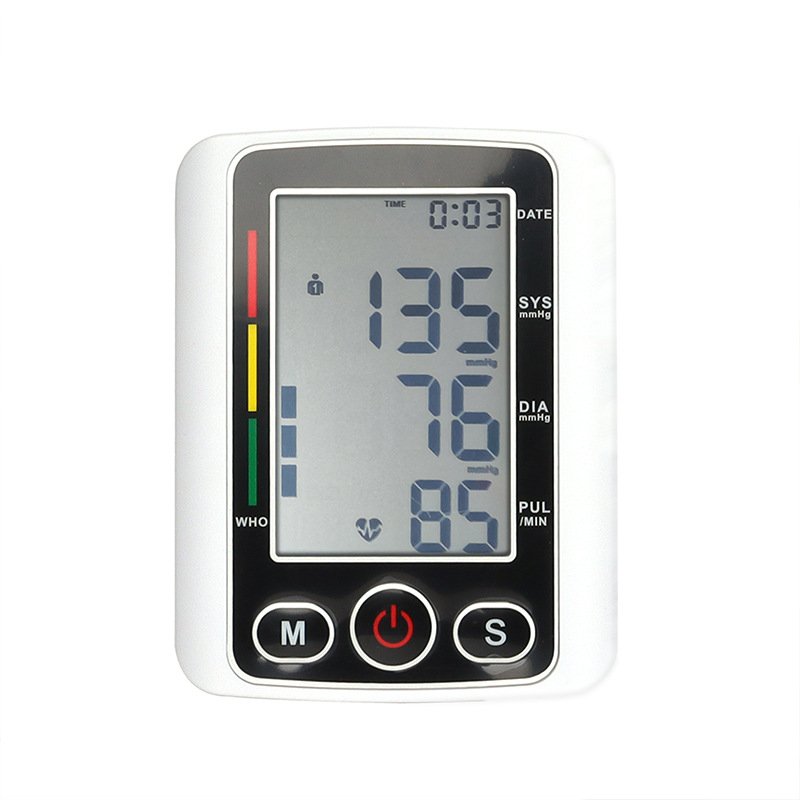 Hot Sale Professional Bp Digital Machine Smart Blood Pressure Monitor Upper Arm Monitor Large LCD Display Sphygmomanometer Medic