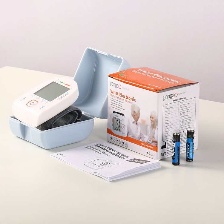 Pangao high quality manufacturer portable bp machine bpm digit wrist type tensiometers blood pressure monitor