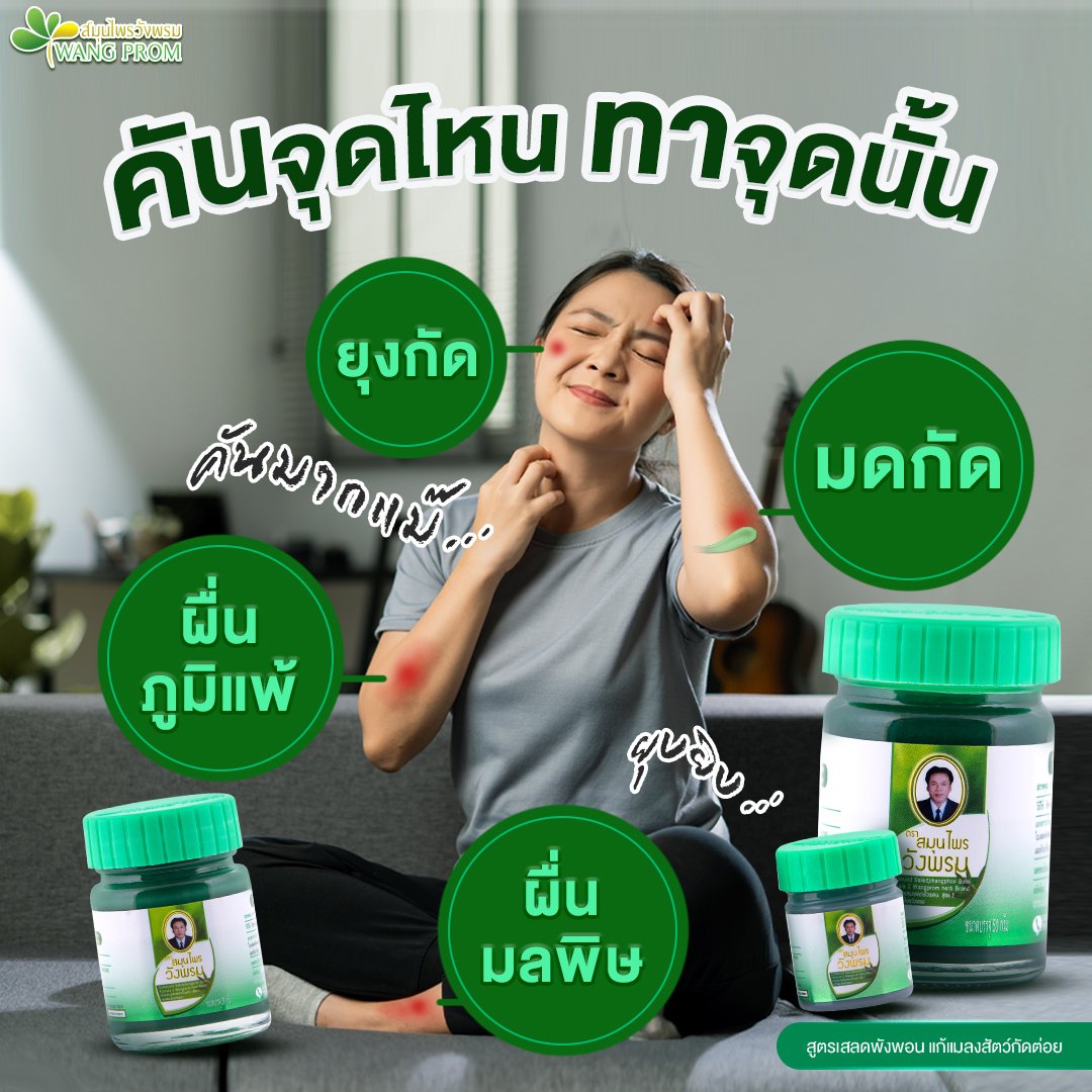 Thai Herbal Balm Massage (100g) Muscle Pain Arthritis Body Joint Pain Painkiller Antipruritic Cooling Balm For Insect Bites