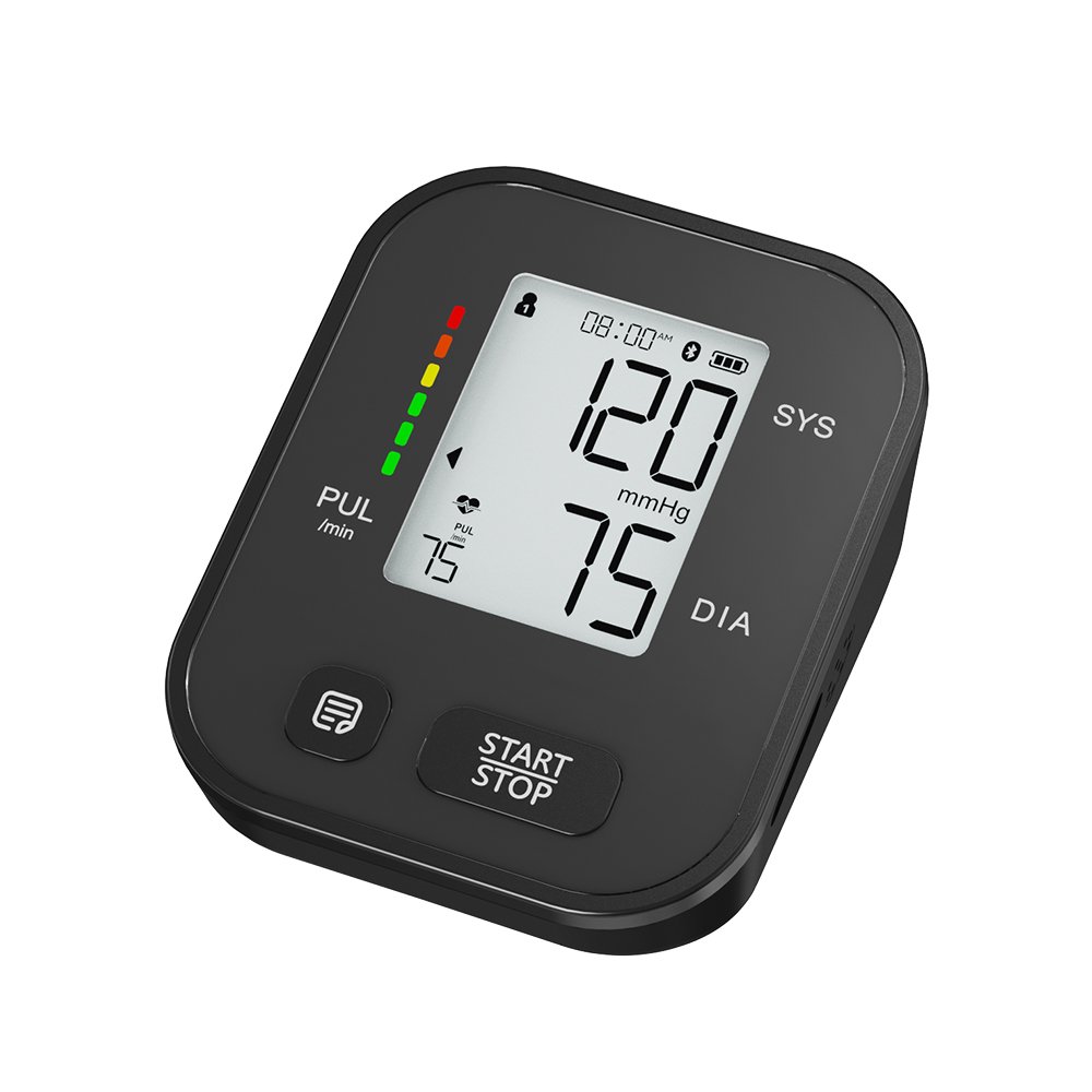 Clinical Bluetooth Arm blood pressure Monitor AFIB Rechargeable Electronic Tensiometer