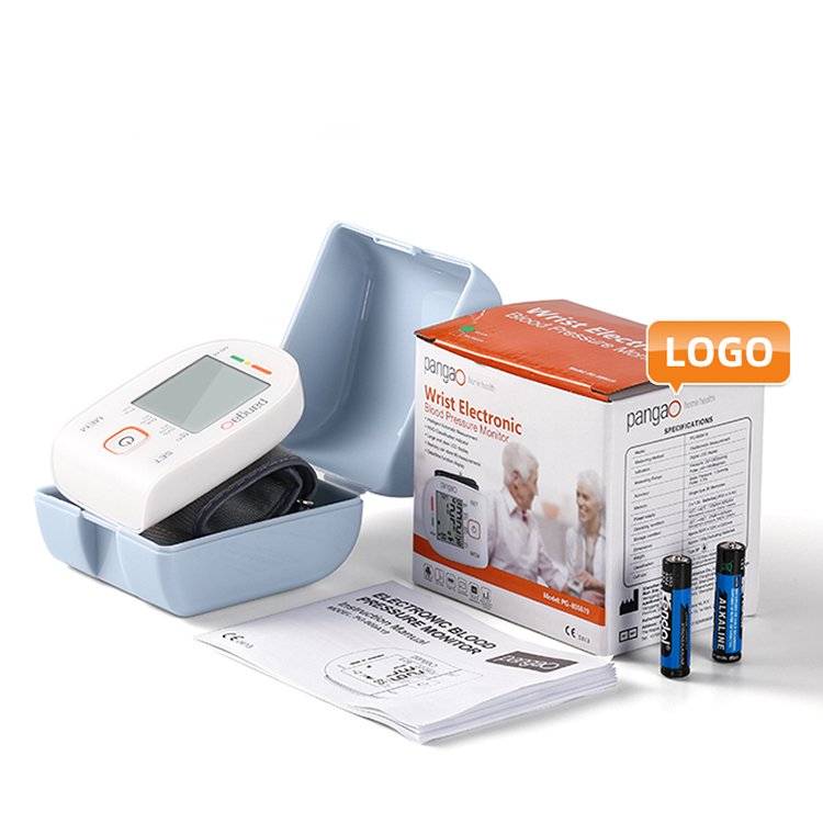 Best portable medical device automatic bp and heart rate machine wrist digital blood pressure monitor for home use