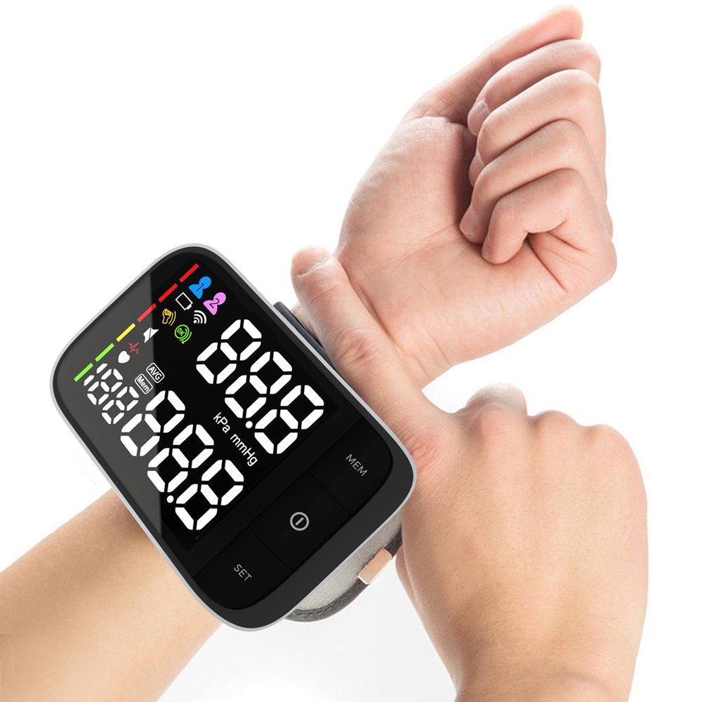 Wrist Blood Pressure Monitor Digital Wrist Custom Bluetooth Blood Pressure Monitor BP Monitor