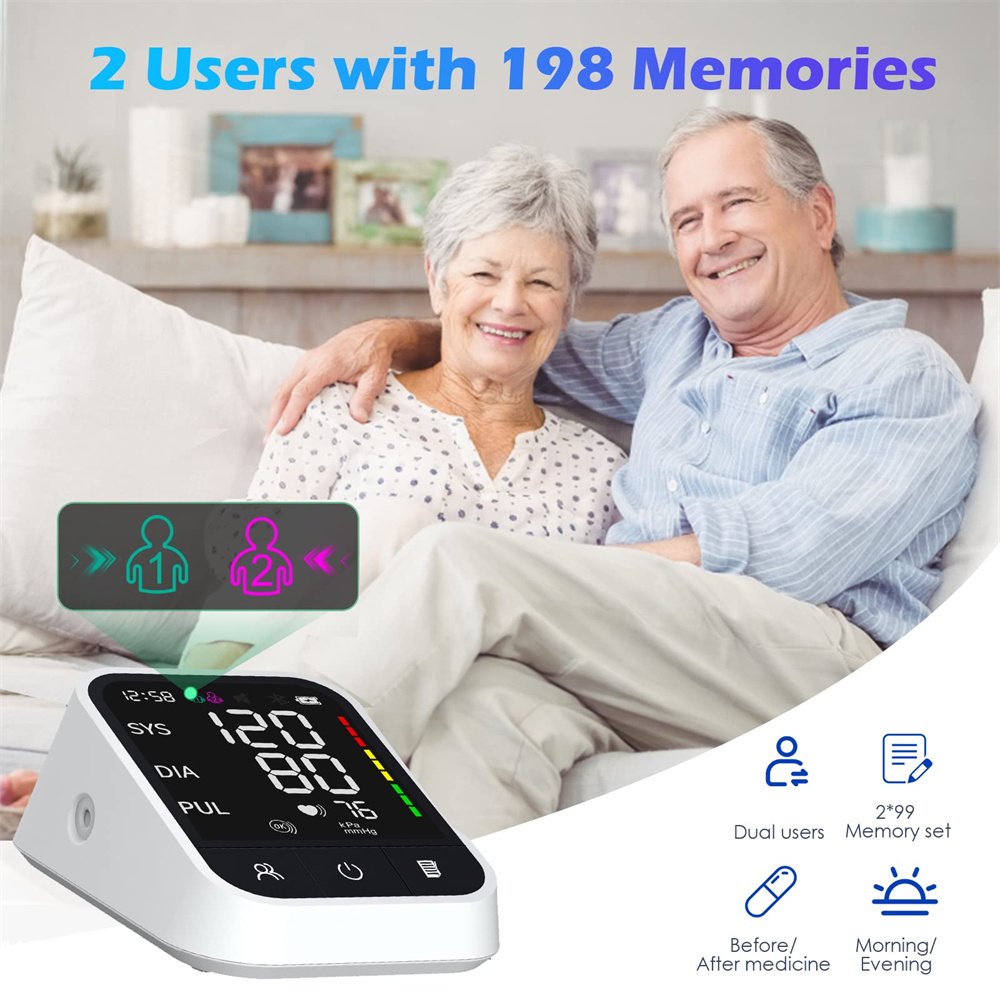 Automatic High Blood Pressure Monitor Tensiometer BP Monitor Blood Pressure Cuff Tensiometro Digital Blood Pressure Monitor