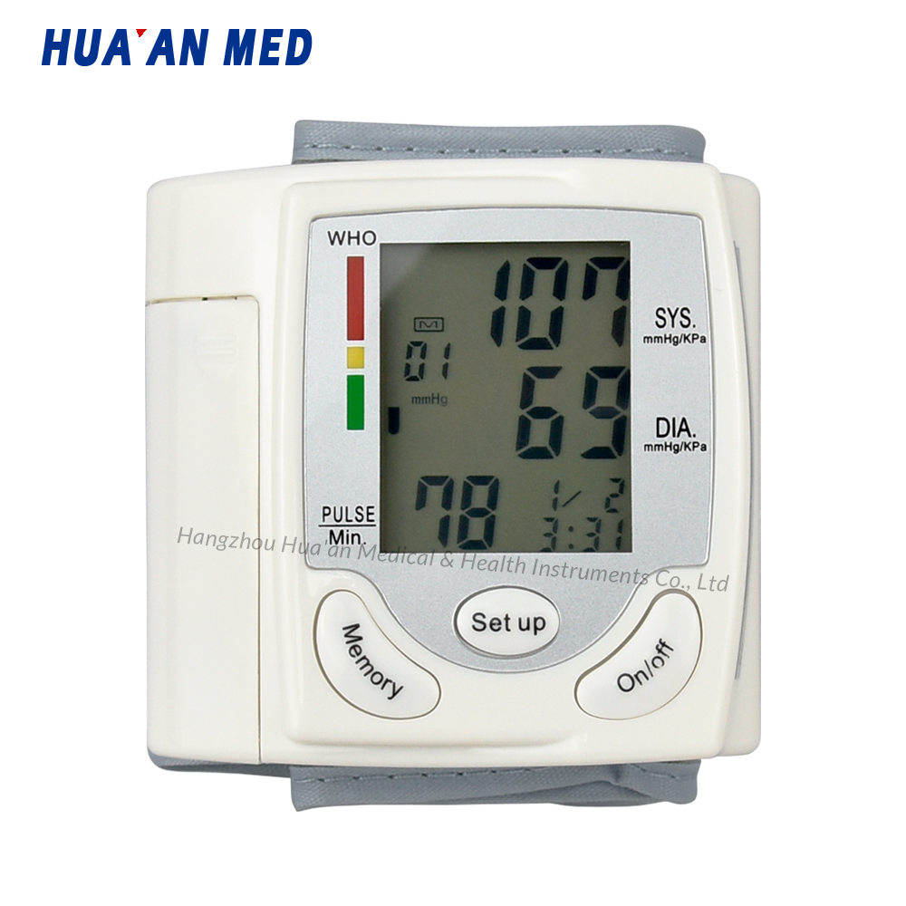 HUAAN Economic Quality Guarantee Wrist Electronic BP Cuff Tensiometros Digital Blood Pressure Sphygmomanometer Machine Monitor