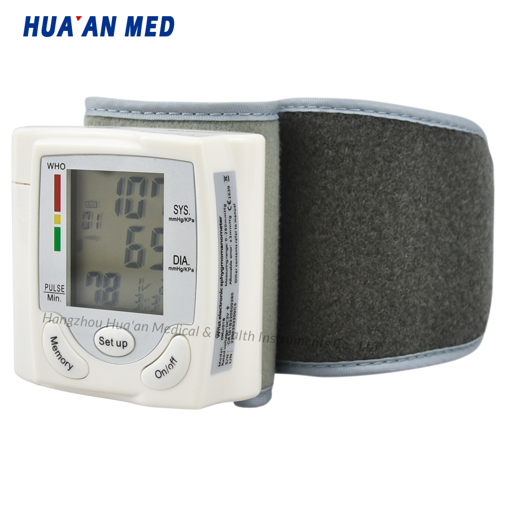 HUAAN Economic Quality Guarantee Wrist Electronic BP Cuff Tensiometros Digital Blood Pressure Sphygmomanometer Machine Monitor
