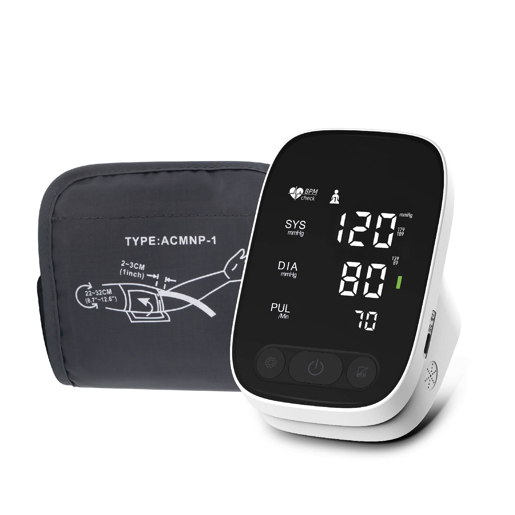 LED Display Big Screen Digital Blood Pressure Monitor Intelligent Pressurized Blood Pressure Device Factory Price