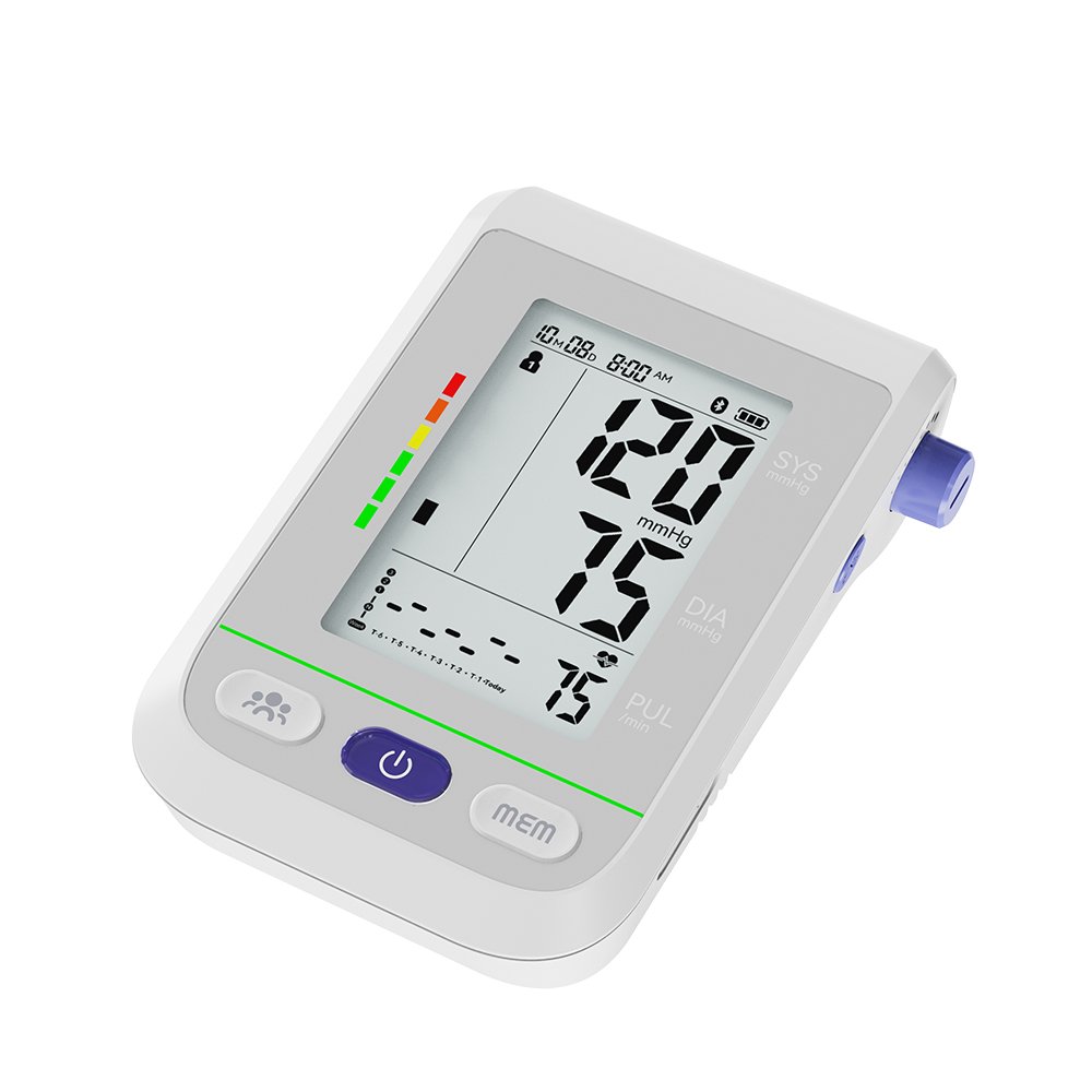 CE MDR AFIB Rechargeable Medical Arm blood pressure Monitor Bluetooth Digital Tensiometer
