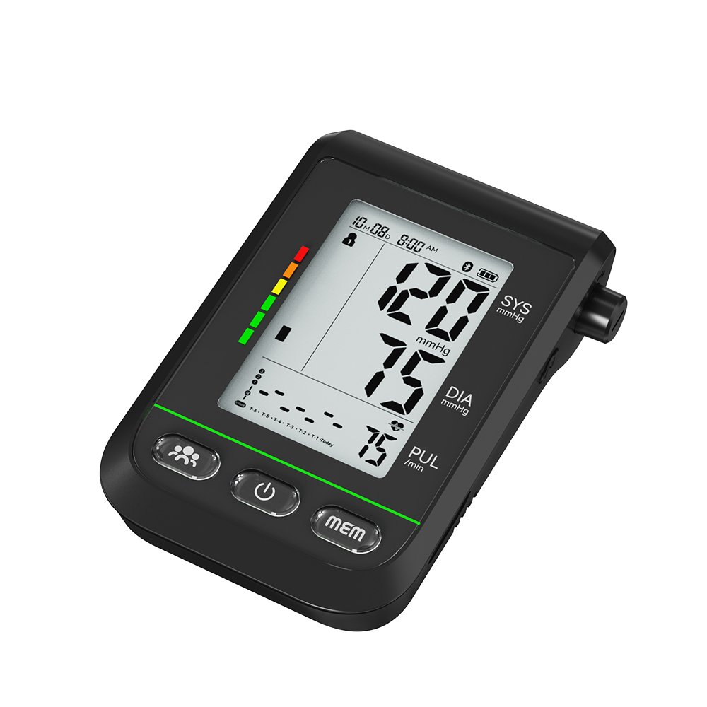 CE MDR AFIB Rechargeable Medical Arm blood pressure Monitor Bluetooth Digital Tensiometer