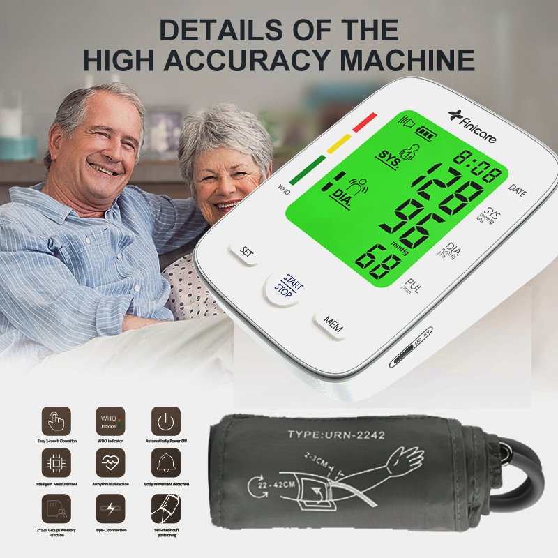 Large Cuff Large Digital Blood Pressure Monitor Sample Blood Pressure Monitor 2022 Adult Blood Pressure Monitor For Home Use