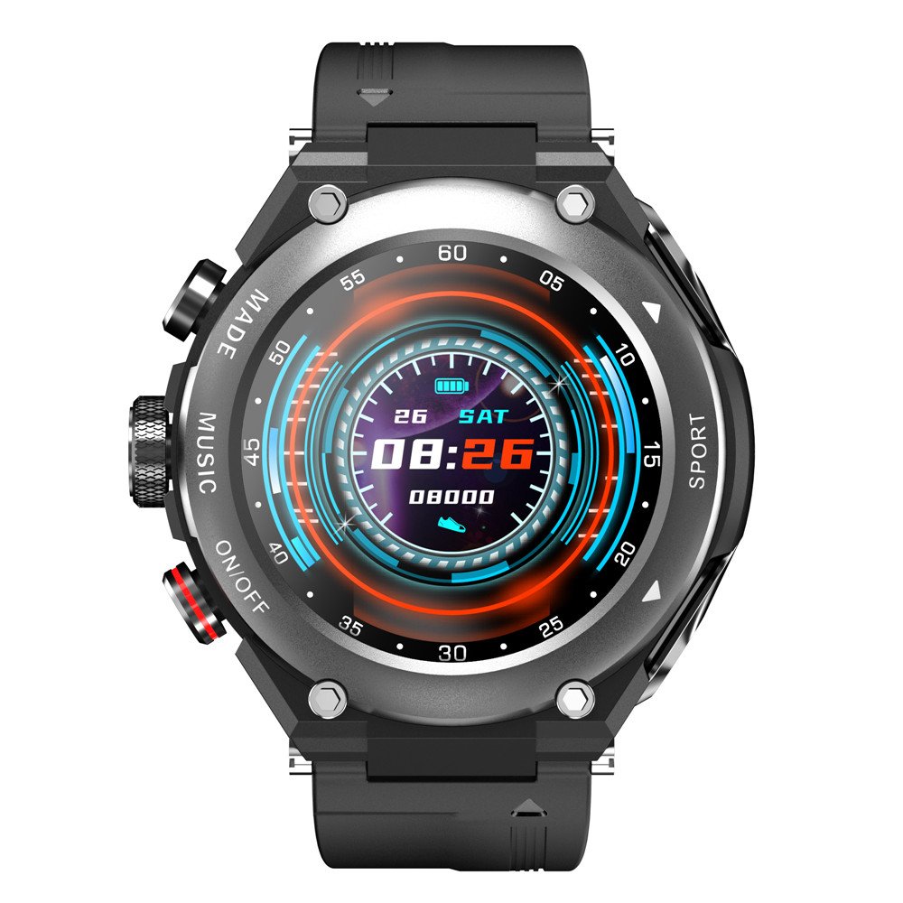 T92 Smart Watch with Earbuds 2 in 1 Music Player Heart Rate Blood Pressure Monitor Smartwatch Answer Calls with Earphones