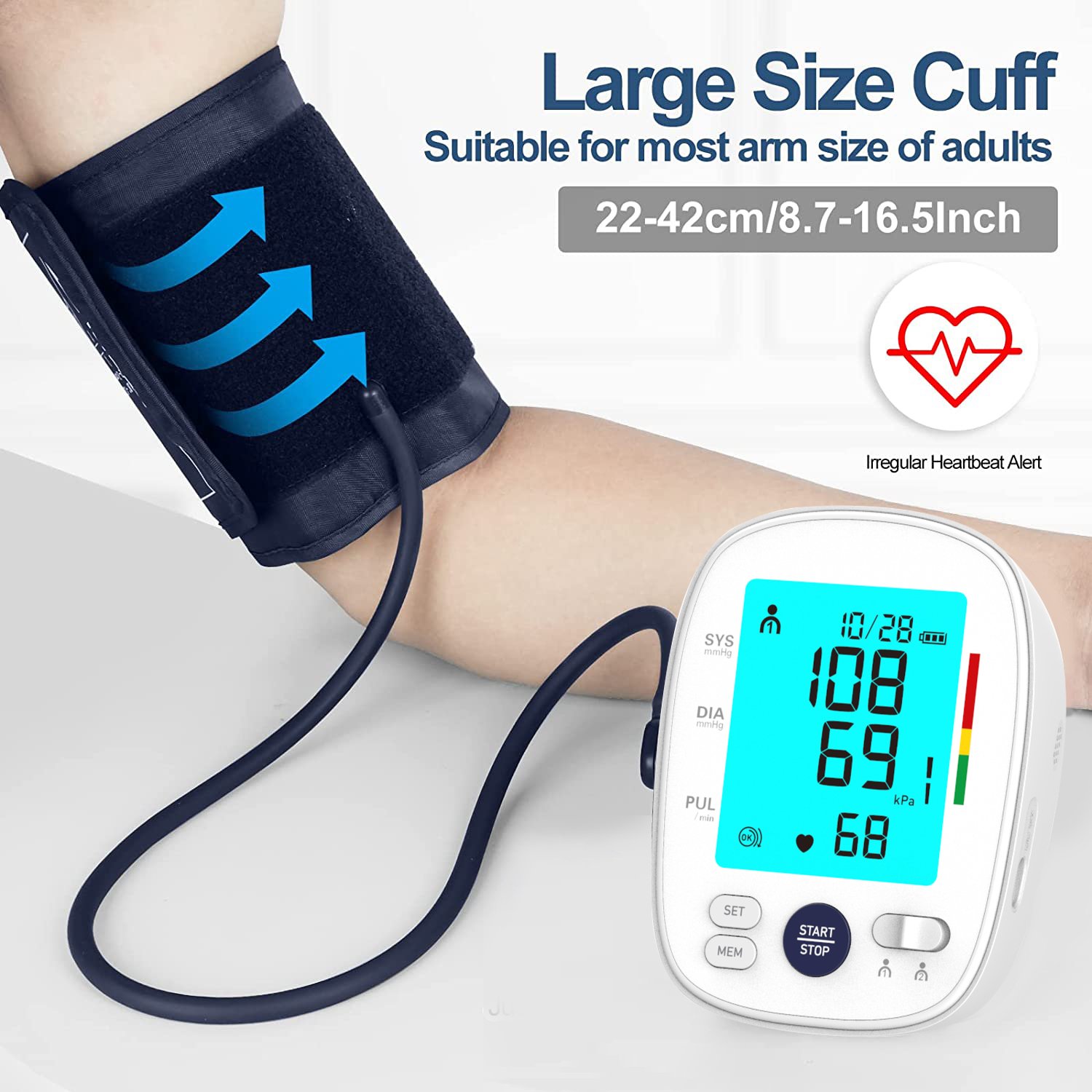 Finicare Best Selling Wireless Automatic Upper Arm Type Digital Electric Blood Pressure Monitor Price