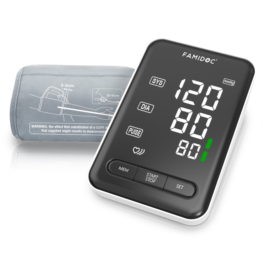 CE Approved non contact tonometer Backlight Bp Machine Arm Cuff Digital Automatic Arm Type Blood Pressure tensiometer