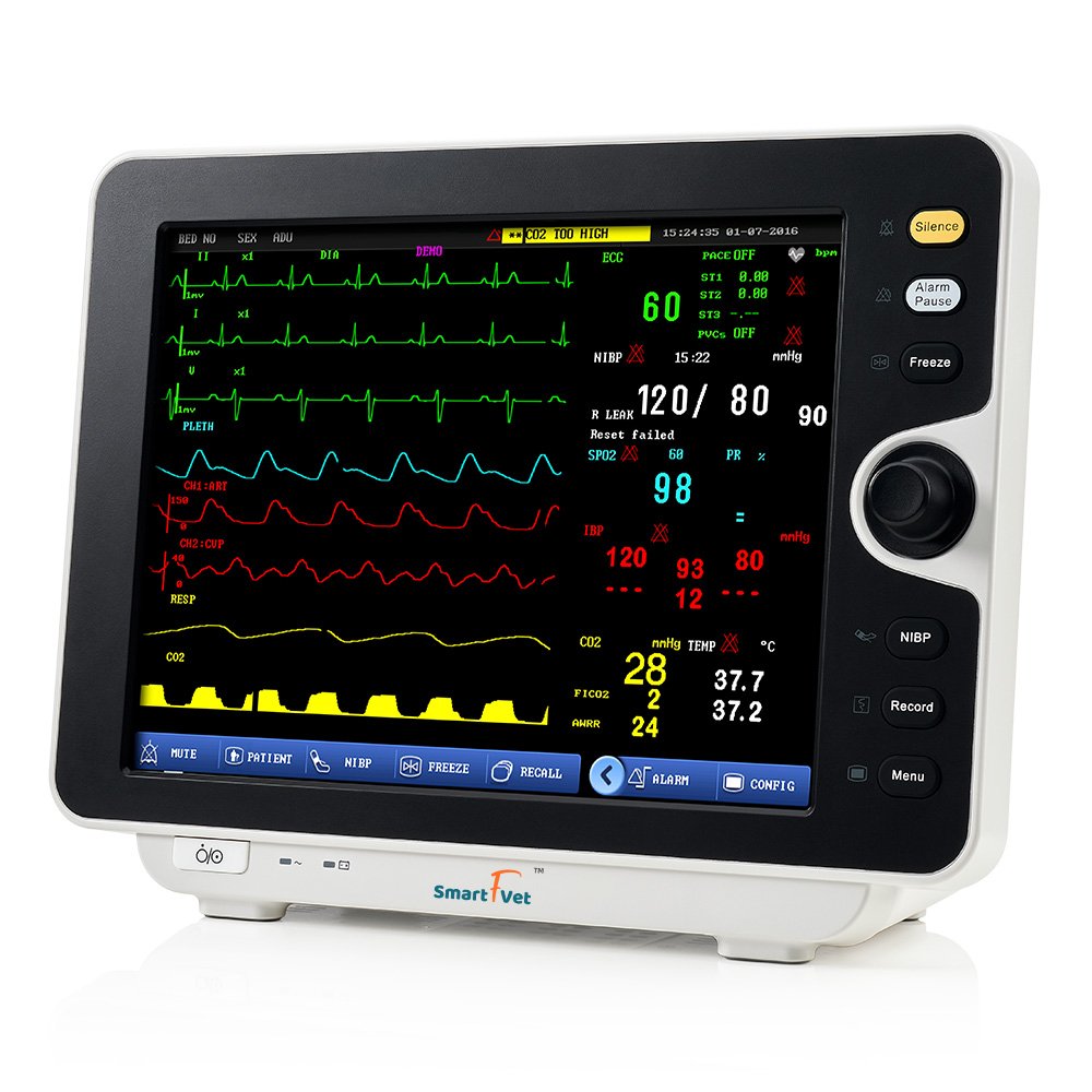 Vet Clinic Patient Monitor for VeterinaryVet Clinic use blood pressure monitor ECG monitor