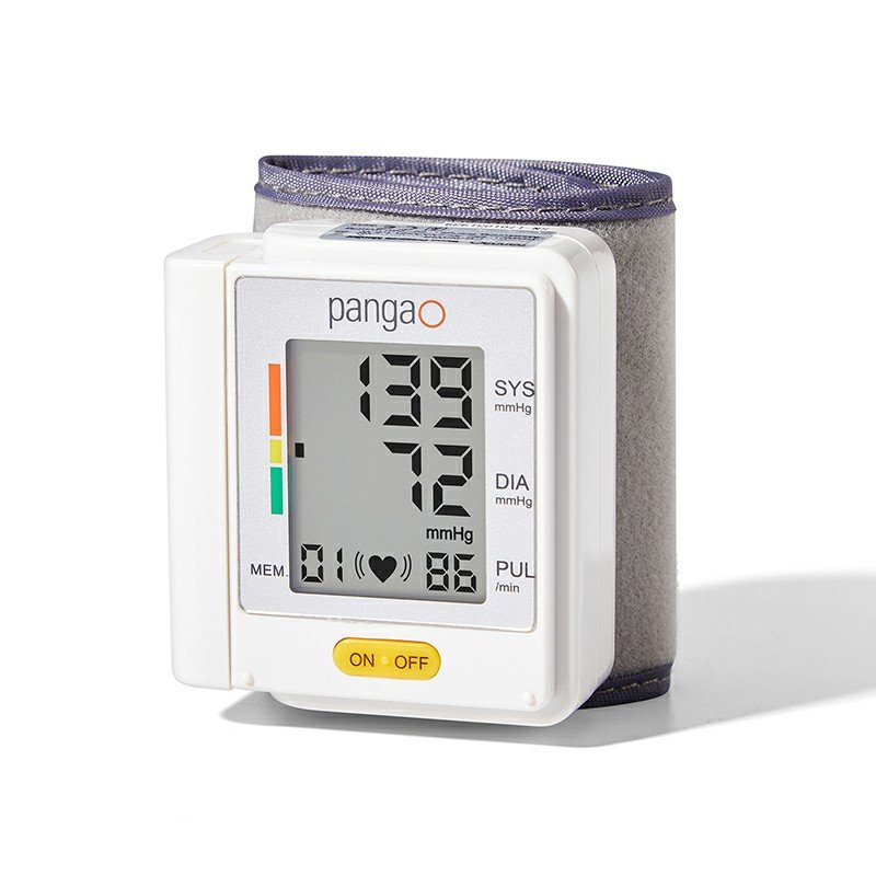 Small accurate home bp machine electric digital wrist type high blood pressure monitor