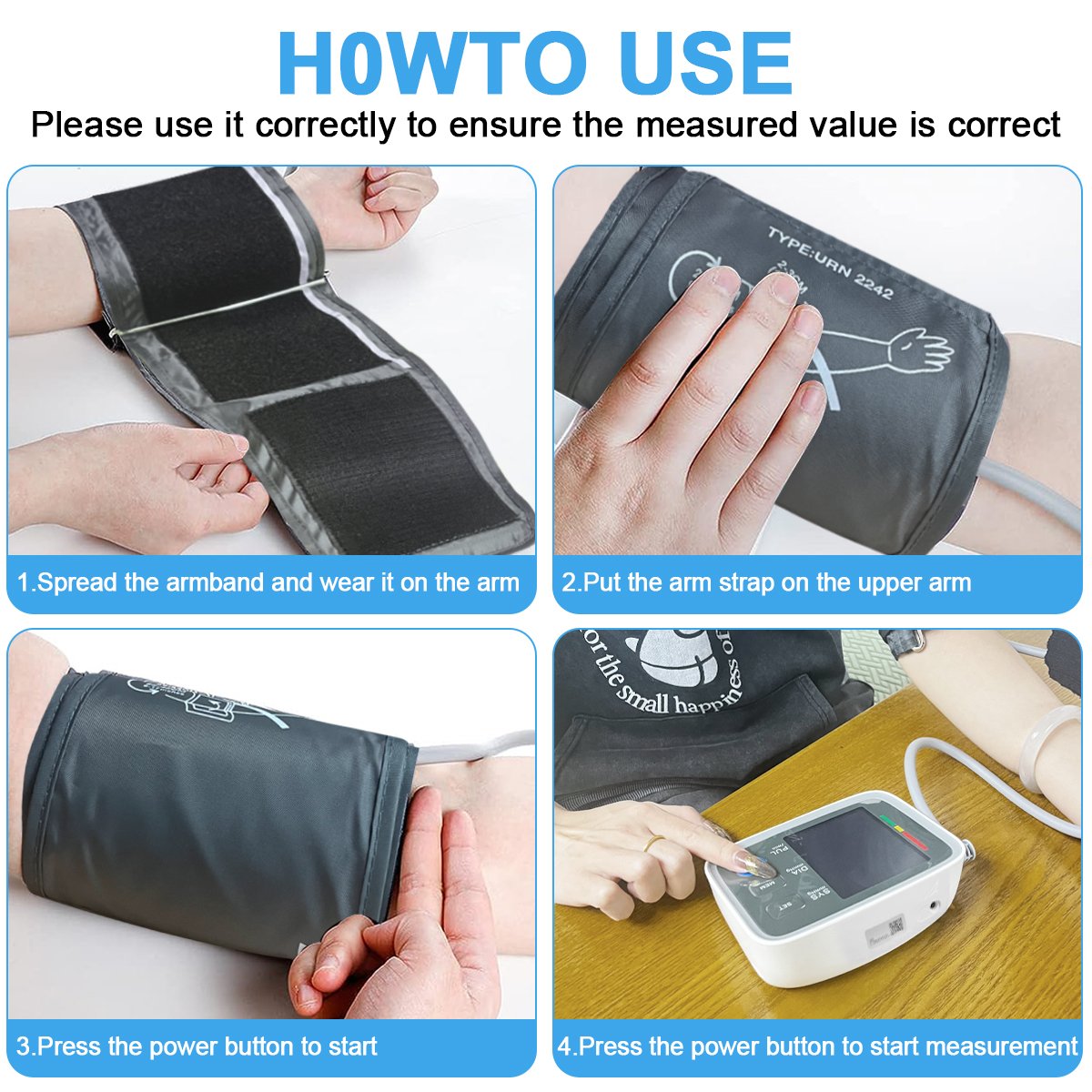 Factory Price Blood Pressure And Heart Rate Monitor LCD Big Screen Automatic BP Machine Upper Arm Blood Pressure Monitor