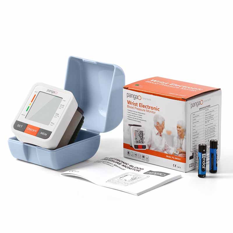 Pangao A31 wrist digital automatic smart BP meter machine blood pressure monitor for home use