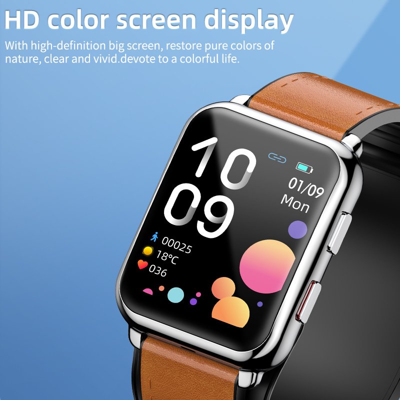 The second generation TPU skin friendly air pump High precision blood pressure monitor blood pressure data record smart watch