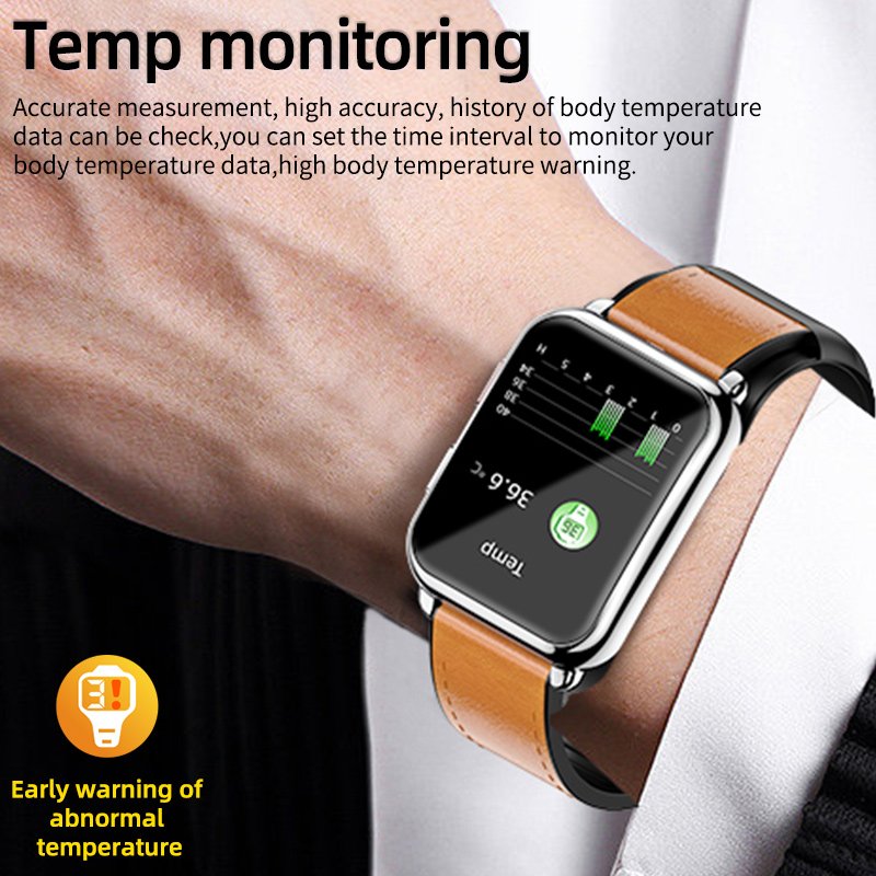The second generation TPU skin friendly air pump High precision blood pressure monitor blood pressure data record smart watch