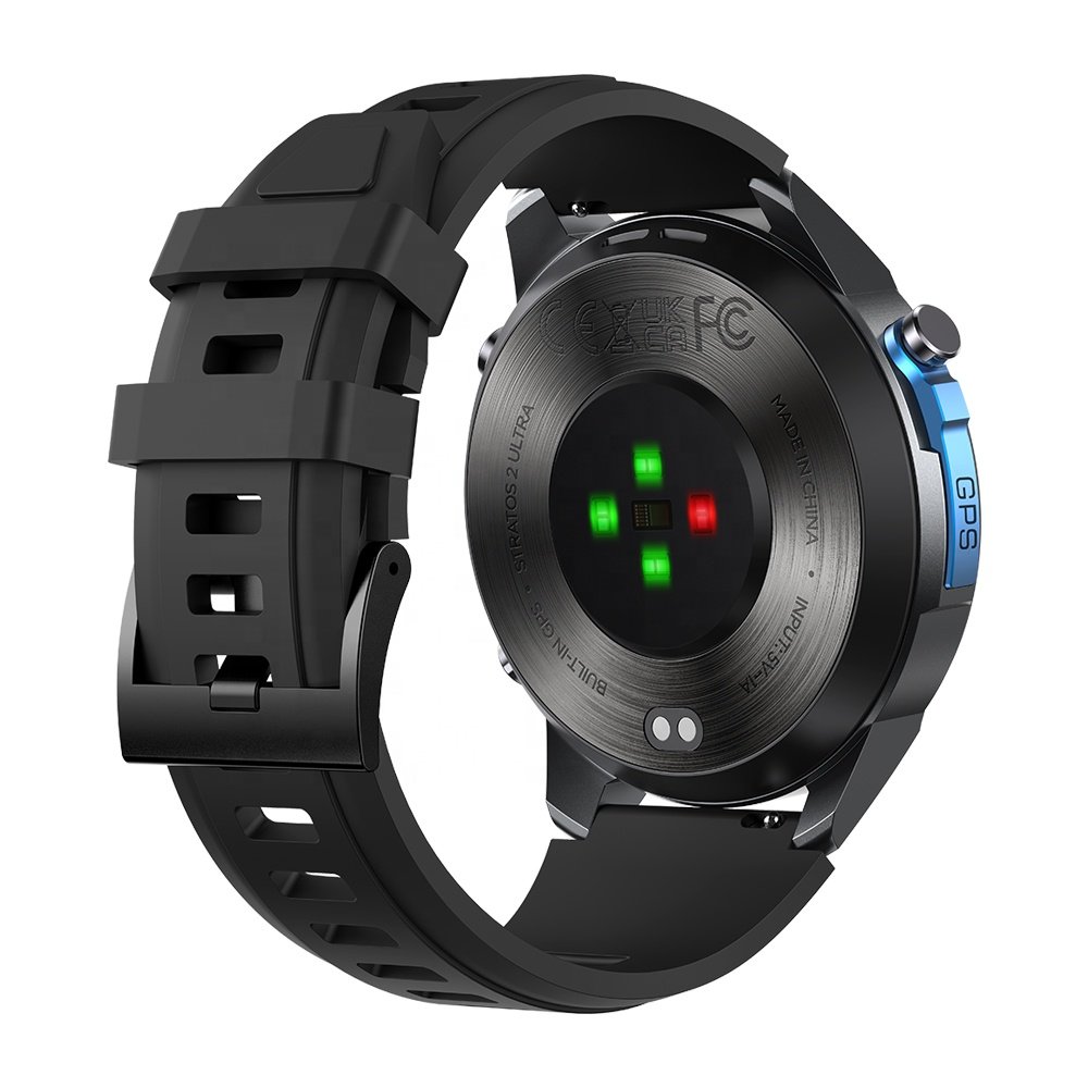 Zeblaze Stratos 2 Ultra Outdoor Sports GPS Smartwatch 10 ATM Waterproof Heart Rate Blood Pressure Monitor Fitness Tracker