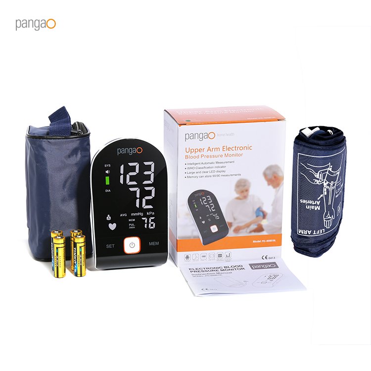 Smart Automatic Home Hospital Use Medical Sphygmomanometer Upper Arm Type Digital BP Machine Blood Pressure Monitor Meter