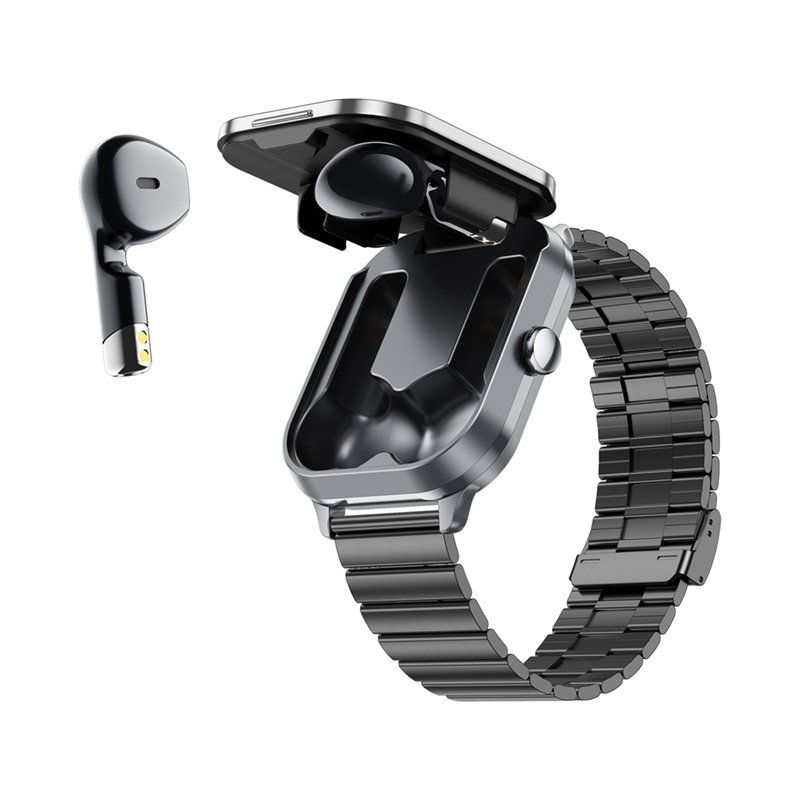 D8Pro Smartwatch Fashion 2 IN 1 Wireless Earphone TWS Earbud Heart Rate Blood Pressure Monitor 2in1 Headphone D8 PRO Smart Watch