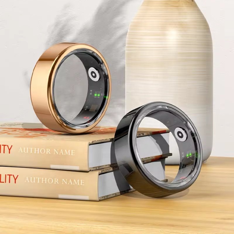 SHR Ring Smart Ring Health Tracker for Heart Rate Blood Oxygen Monitoring Sleep