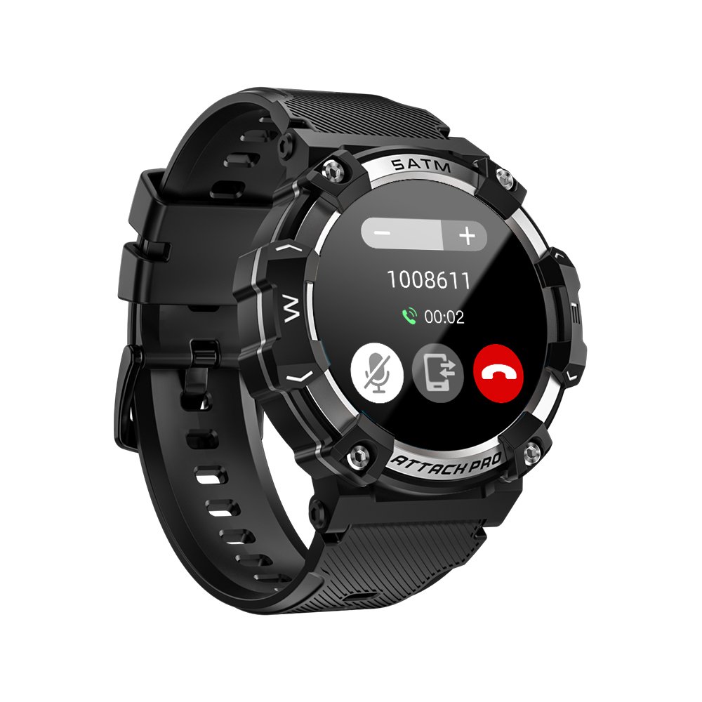 LOKMAT ATTACK 2 PRO Smart Watch BT Call Fitness Tracker IP68 Waterproof Blood Oxygen/Pressure/Heart Rate Monitor Smartwatches