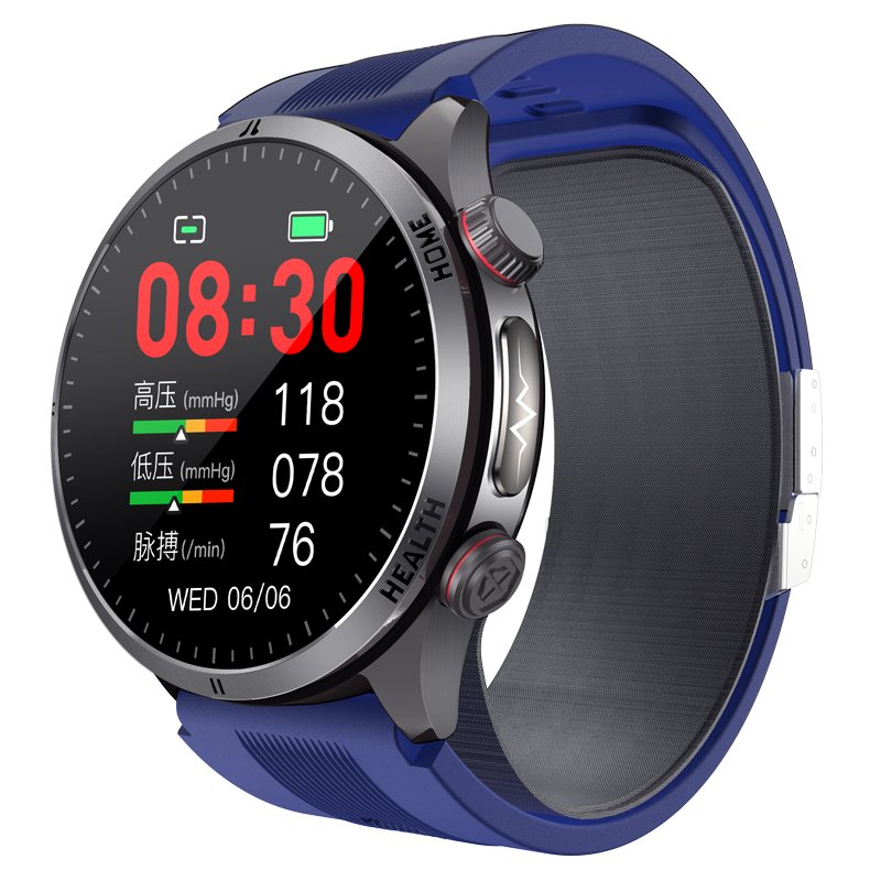 1.43 Inch AMOLED Smart Watch True Blood Pressure Monitoring BT Call ECG Oxygen Sleep Breathing Training NFC S26 touch Watch