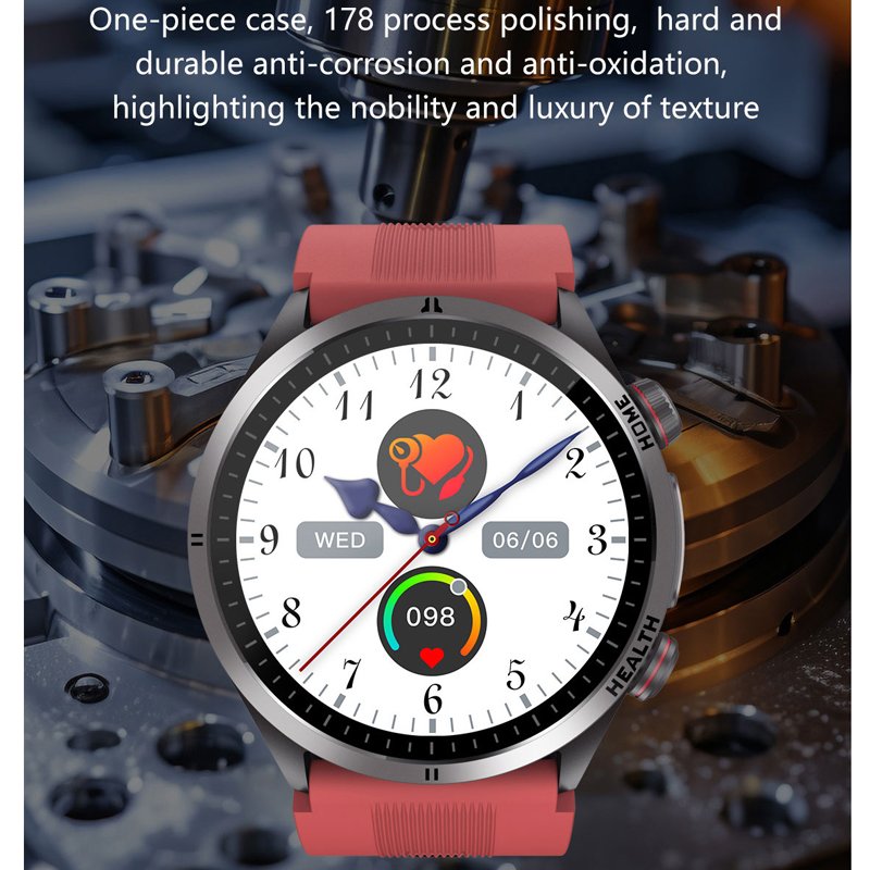 1.43 Inch AMOLED Smart Watch True Blood Pressure Monitoring BT Call ECG Oxygen Sleep Breathing Training NFC S26 touch Watch