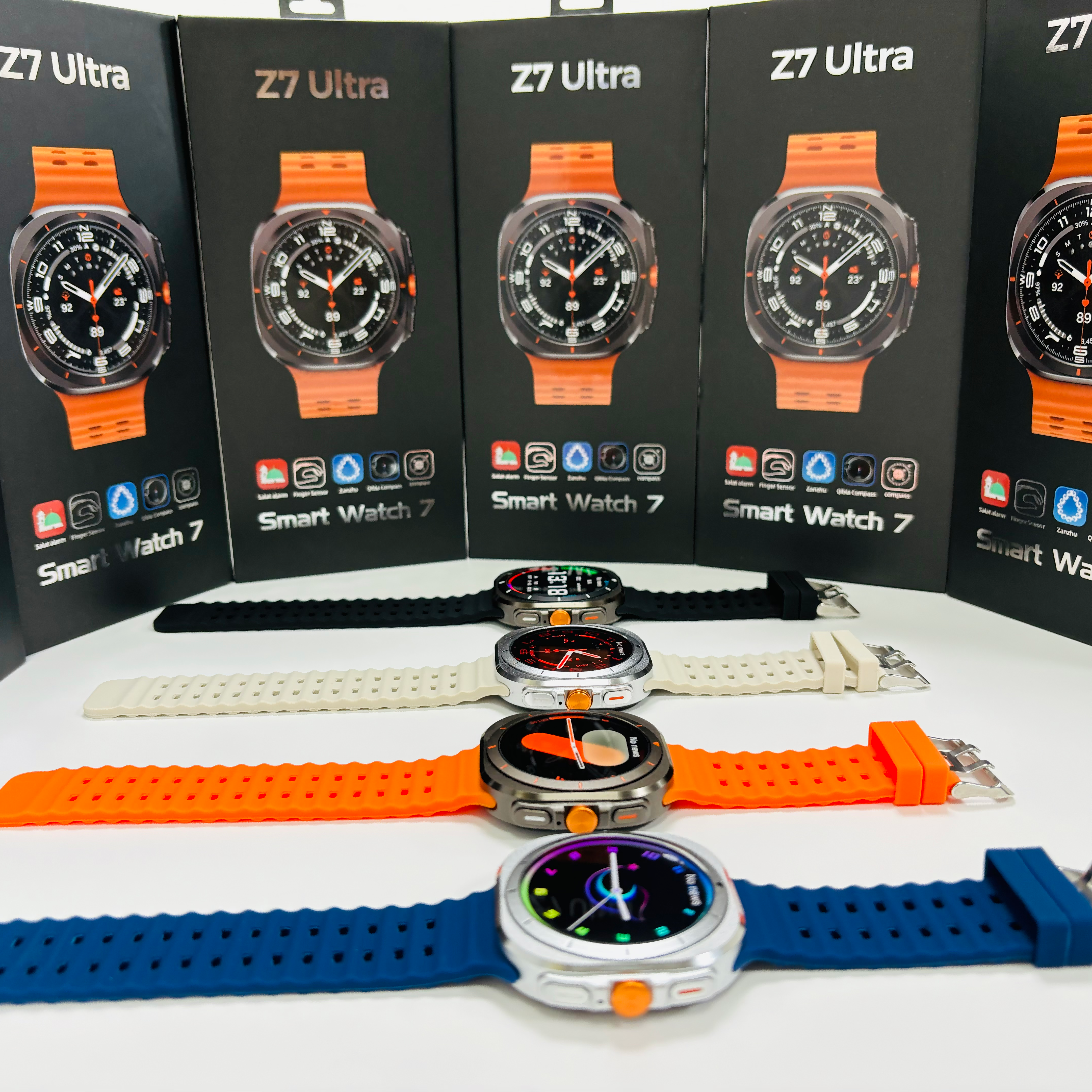 Z7 Ultra Smart Watch With Blood Pressure And Heart Rate Montre Connecte Android Fashion T900 T800 Ultra Relojes Smart Watch 2024