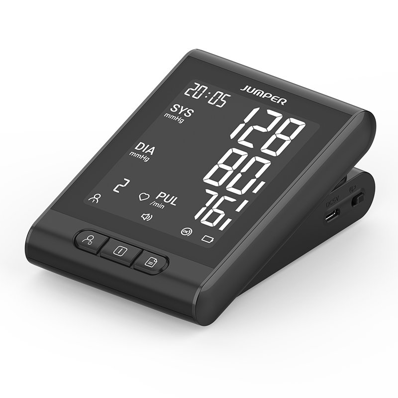 JUMPER HAA10 New Design Large Backlit Display Electronic Upper Arm Bp Machine Digital Blood Pressure Monitor