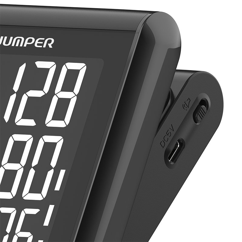 JUMPER HAA10 New Design Large Backlit Display Electronic Upper Arm Bp Machine Digital Blood Pressure Monitor