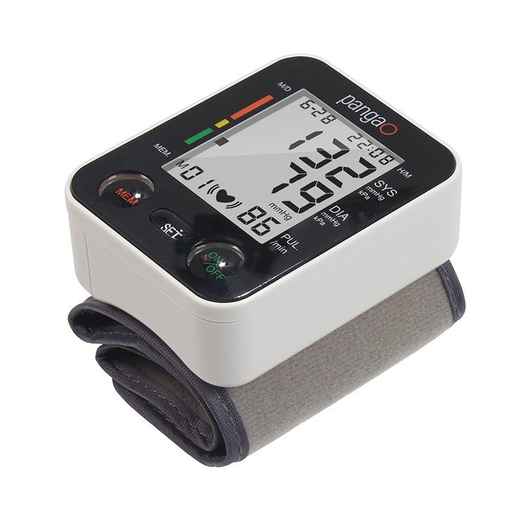 Pangao High Tech Portable Automatic Digital Bp Machine Sphygmomanometer Wrist blood pressure monitor