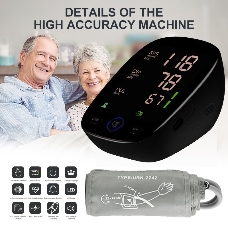 China Blood Pressure Monitor Blood Testing Equipment Automatic Portable CE Approved BP monitor